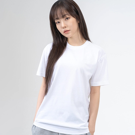 [비캔버스]32수싱글 반팔티셔츠